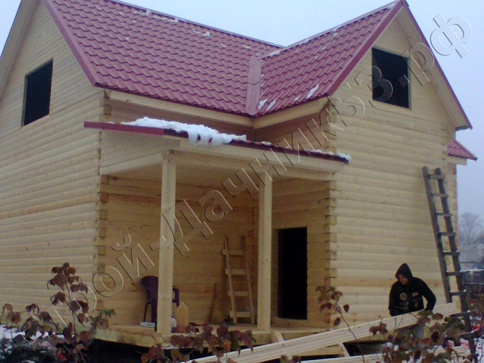 Нижегородская область Держинский район Вид дома с входной части на террасу